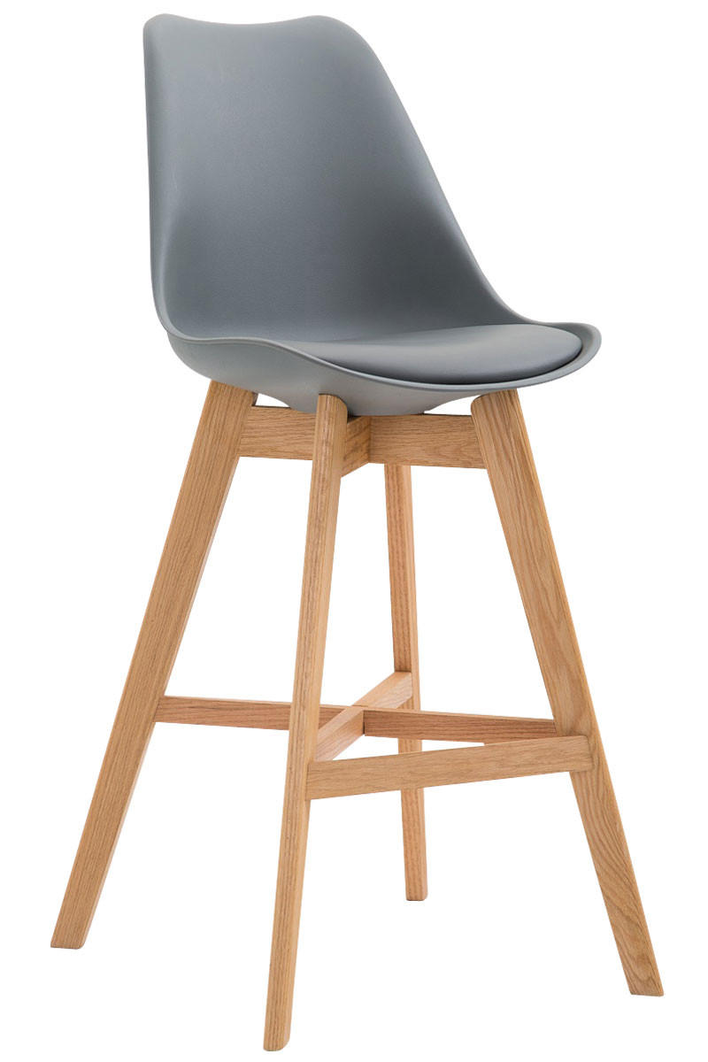 Deluke Barhocker Grau 48x112x56 cm