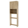 WASCHMASCHINENSCHRANK - Braun, Holzwerkstoff (25/190/63cm) - ML-DESIGN