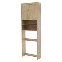 WASCHMASCHINENSCHRANK - Braun, Holzwerkstoff (25/190/63cm) - ML-DESIGN