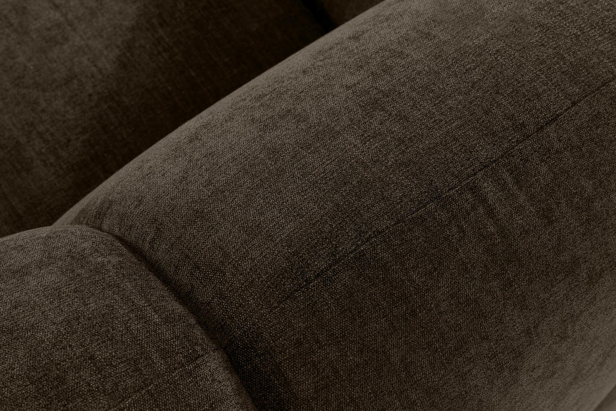 2-SITZER SOFA FLAVA, Braun - Braun, Holz/Holzwerkstoff (200/76/100cm) - KONSIMO®