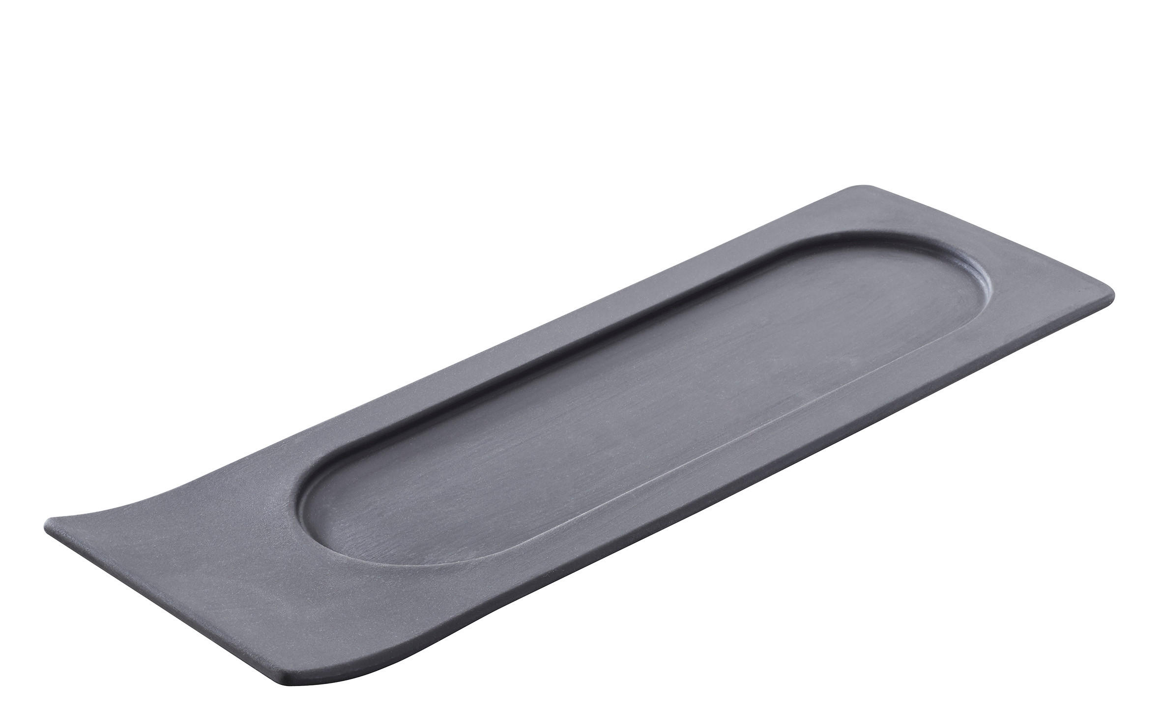 TAPAS-PLATTE 31 x 11 cm in Schieferoptik - Schieferfarben, Keramik (11/2/31cm) - Revol Porcelaine France