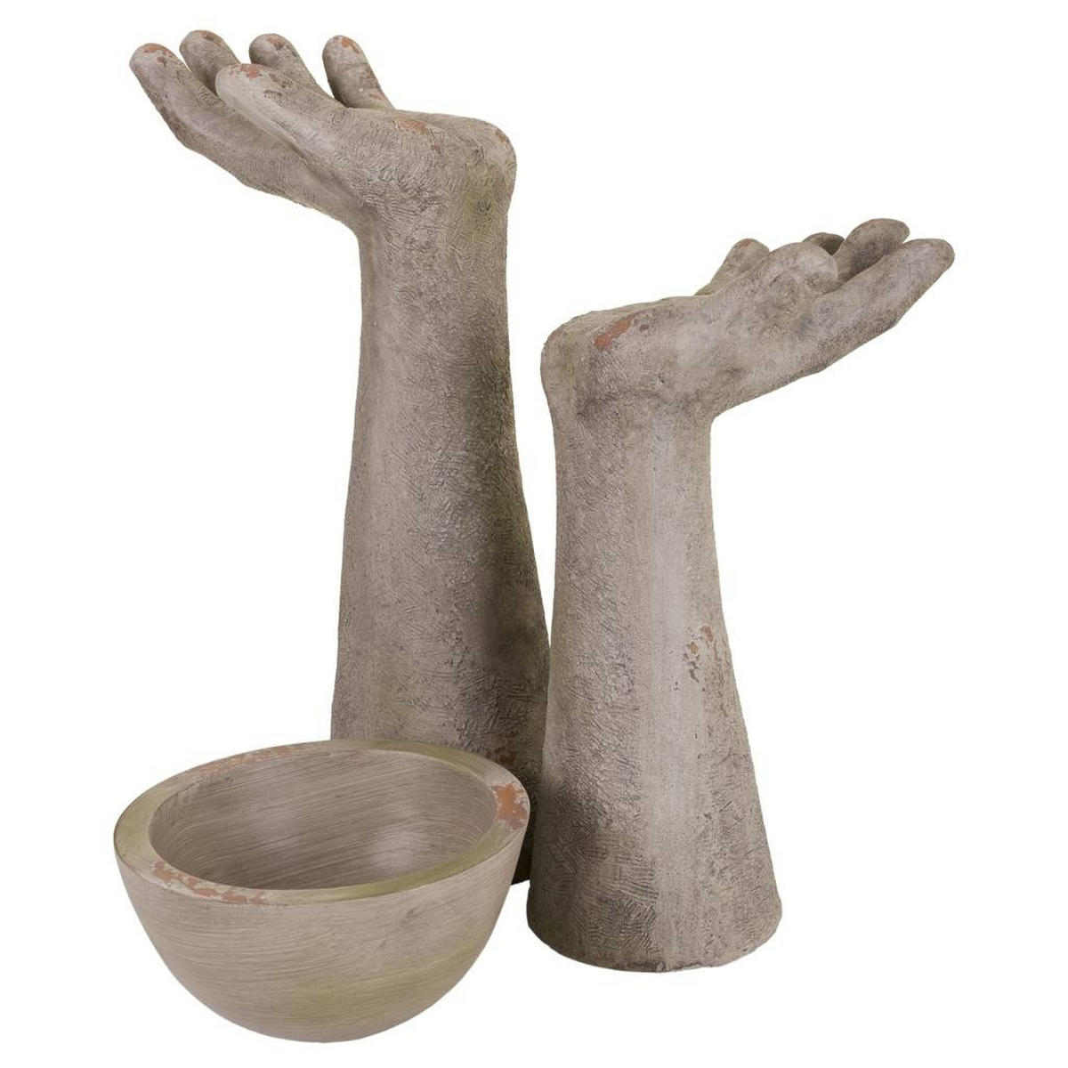 DEKORATIVE FIGUR, grau, 27x20x51cm - Grau, Stein (27/51/20cm) - Wanderlust