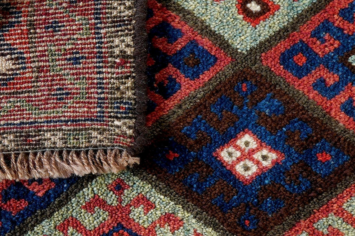 ORIENTTEPPICH handgeknüpft Gashgai Bunt 66/62 cm Schurwolle - Multicolor, Textil (62/66cm) - Looma