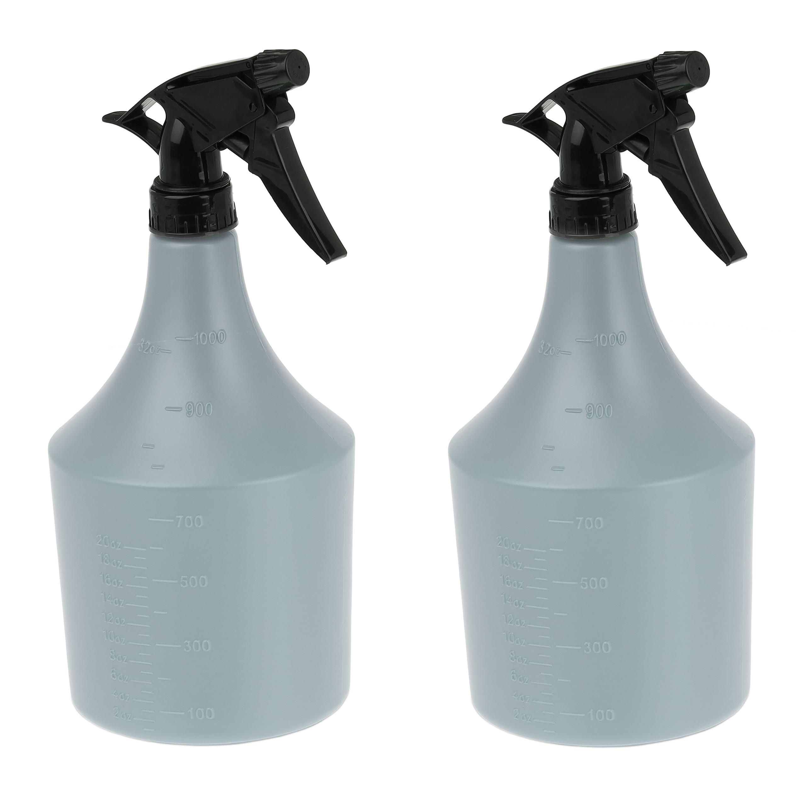 2XSPRÜHFLASCHE - Grau, Kunststoff (11/25/11cm) - Relaxdays