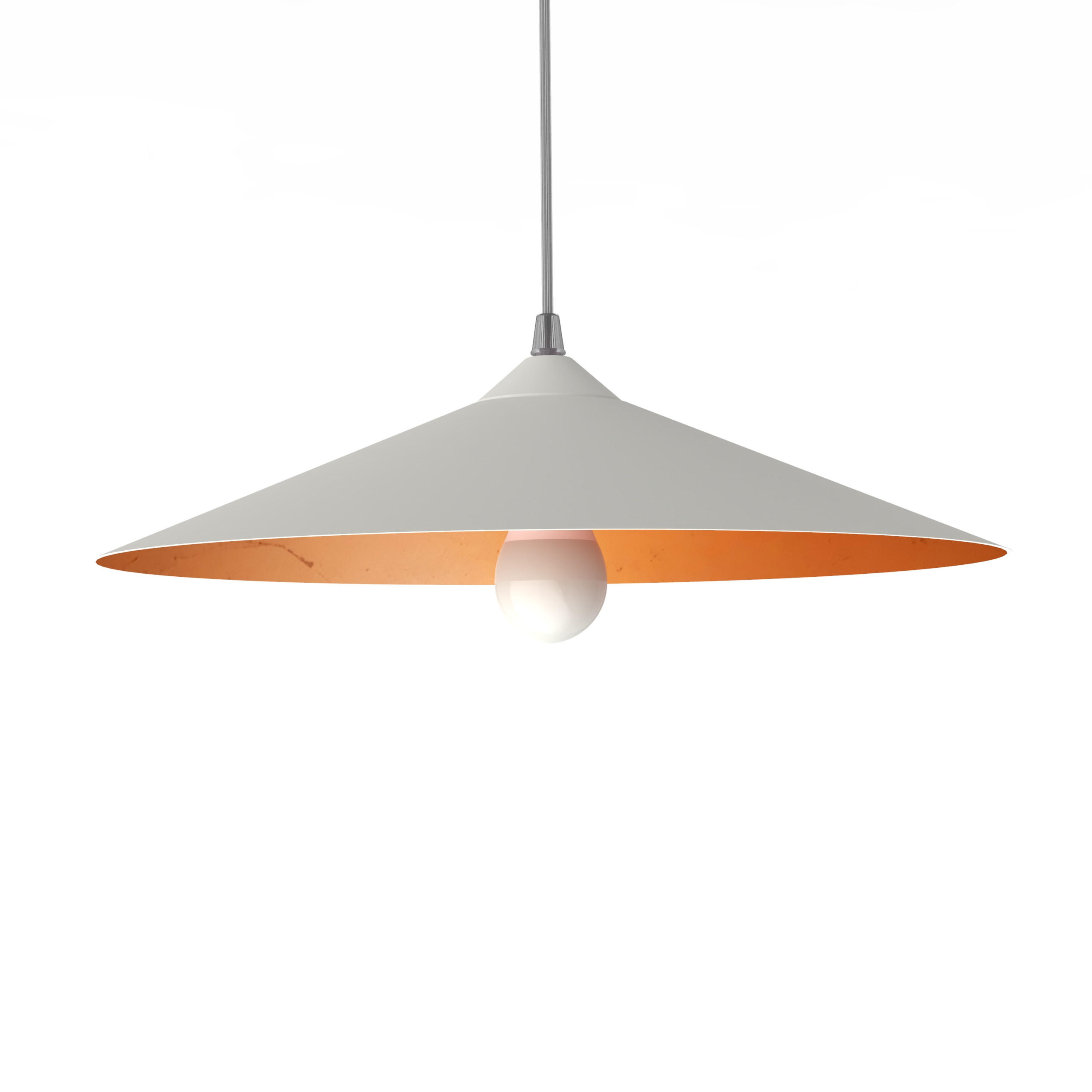 HÄNGELEUCHTE - Kupferfarben, Metall (40/40/10cm) - Lumicom