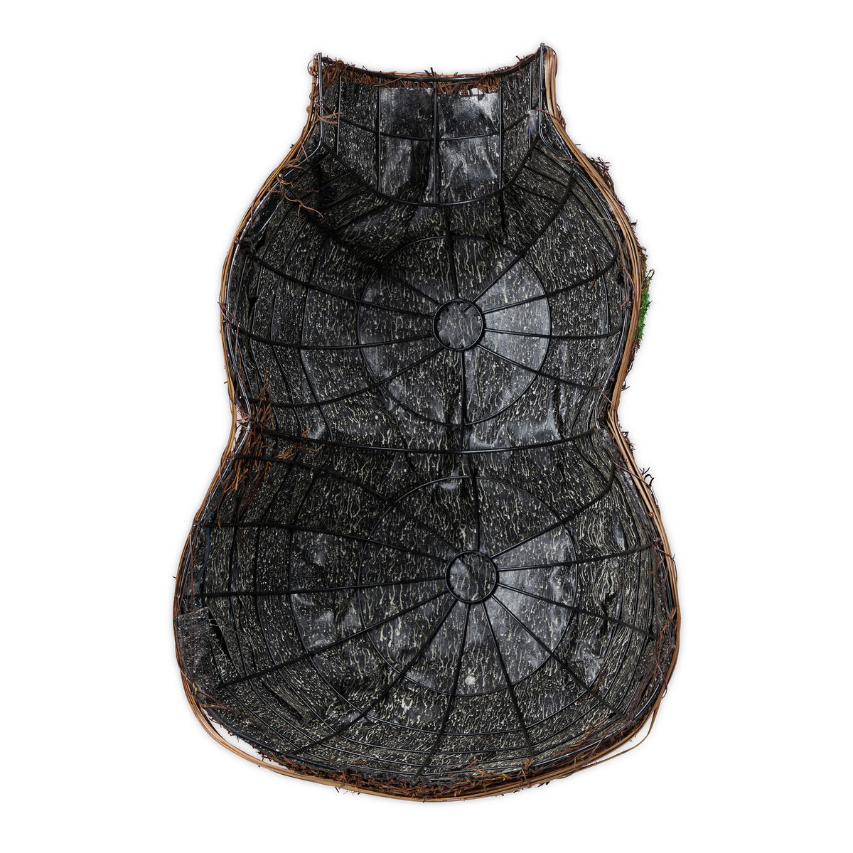 IGELHAUS - Dunkelbraun, Textil/Metall (32/21/48cm) - Relaxdays