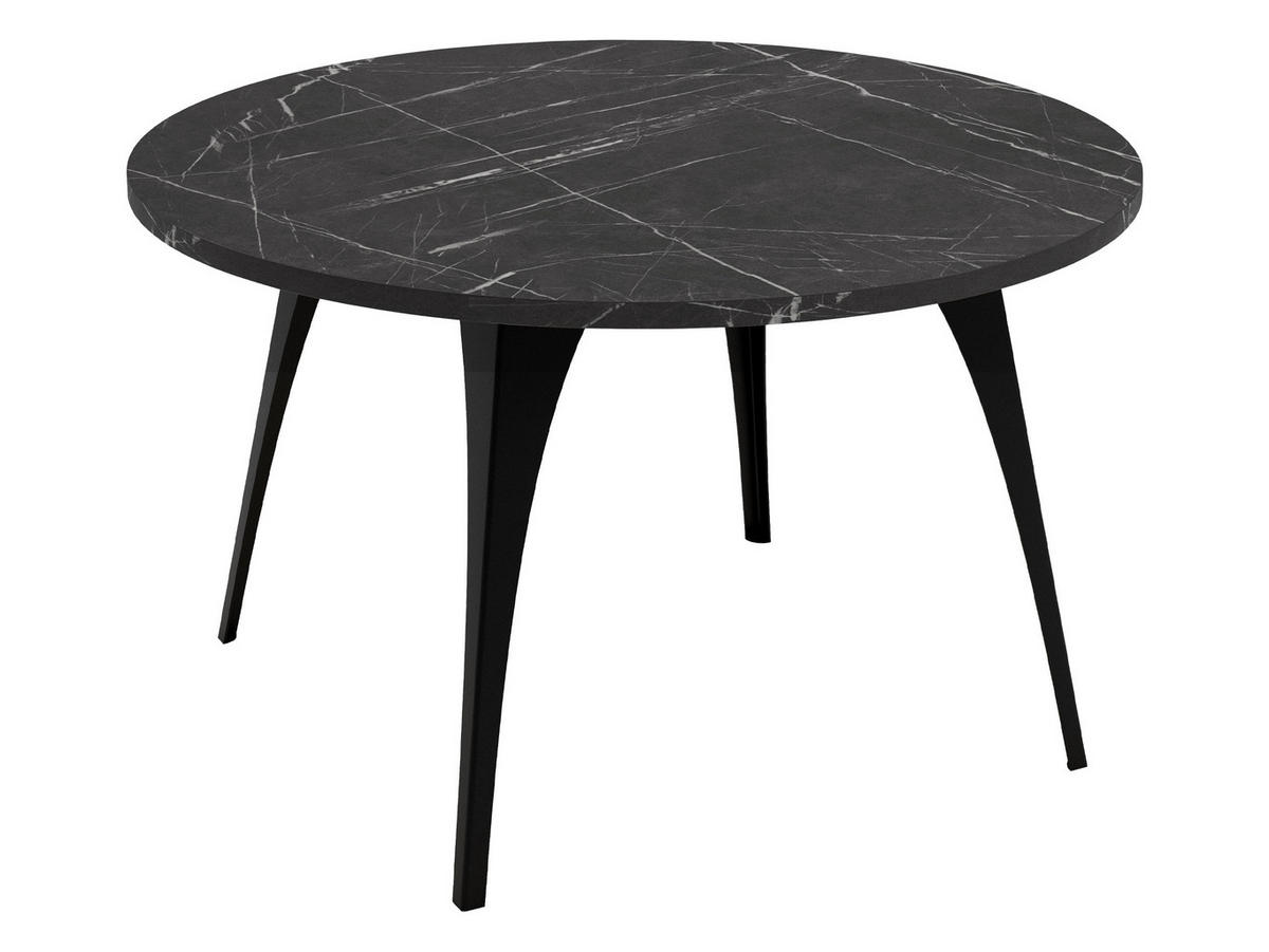 COUCHTISCH Frida - Schwarz, Holzwerkstoff/Metall (75/75/45cm) - MIRJAN24
