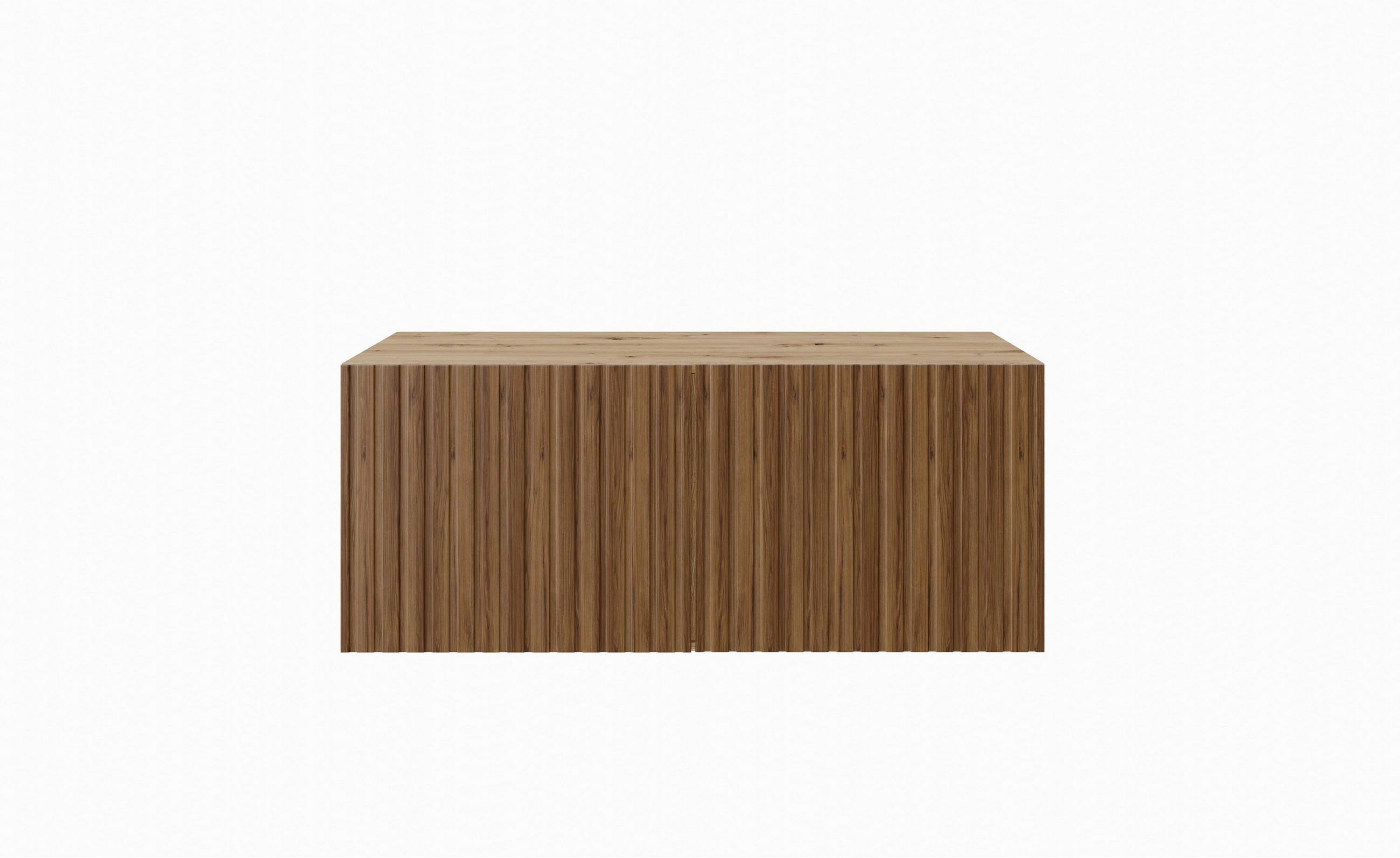 LOWBOARD LIVO 100/41/40 cm, Hängender TV-Schrank Eiche Artisan / Eichefarben - Eichefarben/Braun, Holzwerkstoff (100/41/40cm) - MASSENO