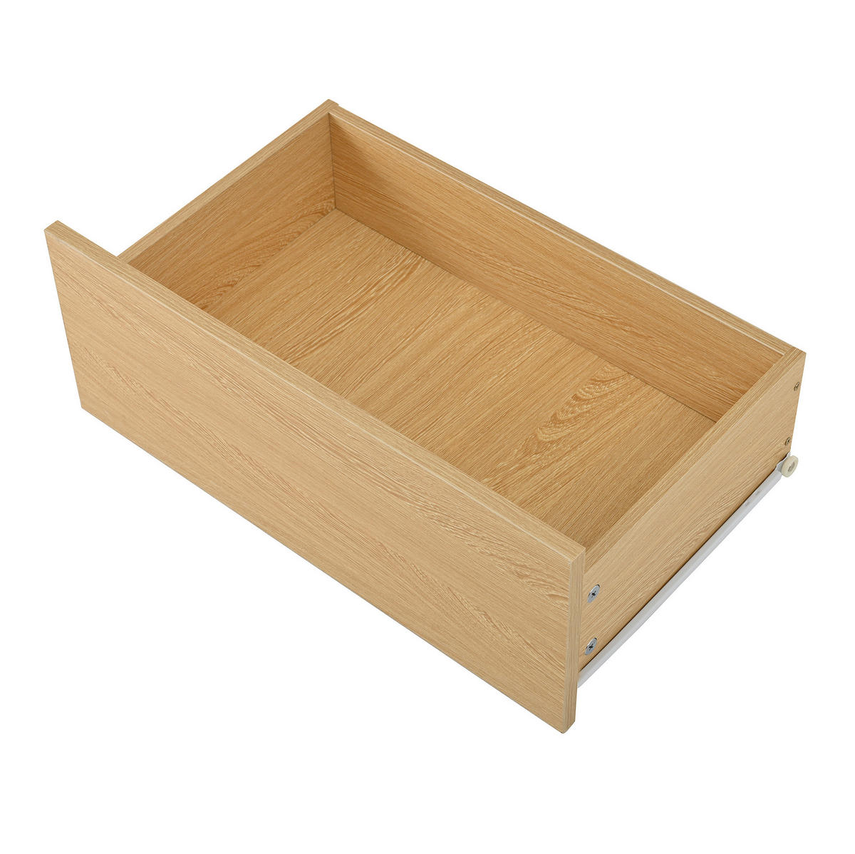 SCHUHSCHRANK aus MDF 110x35x86cm in Natur mit Rollen & Bremsen - Naturfarben, Holzwerkstoff (110/86/35cm) - Modfu