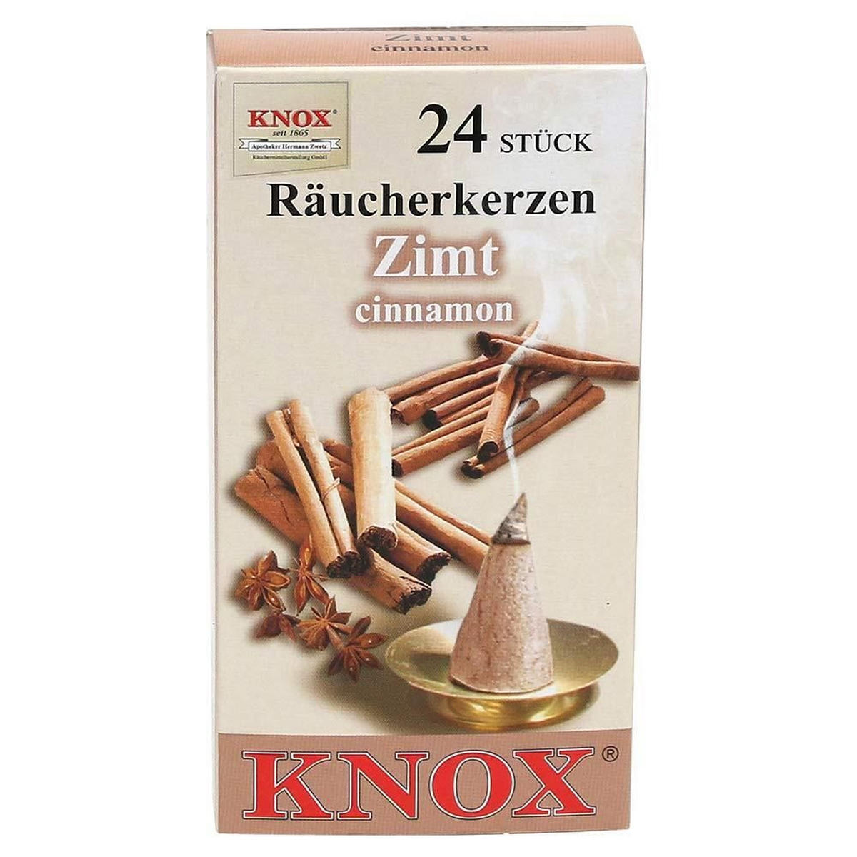 RÄUCHERKERZEN Zimt 24er Packung - Multicolor, Holz (6.5/2.3/12.5cm)