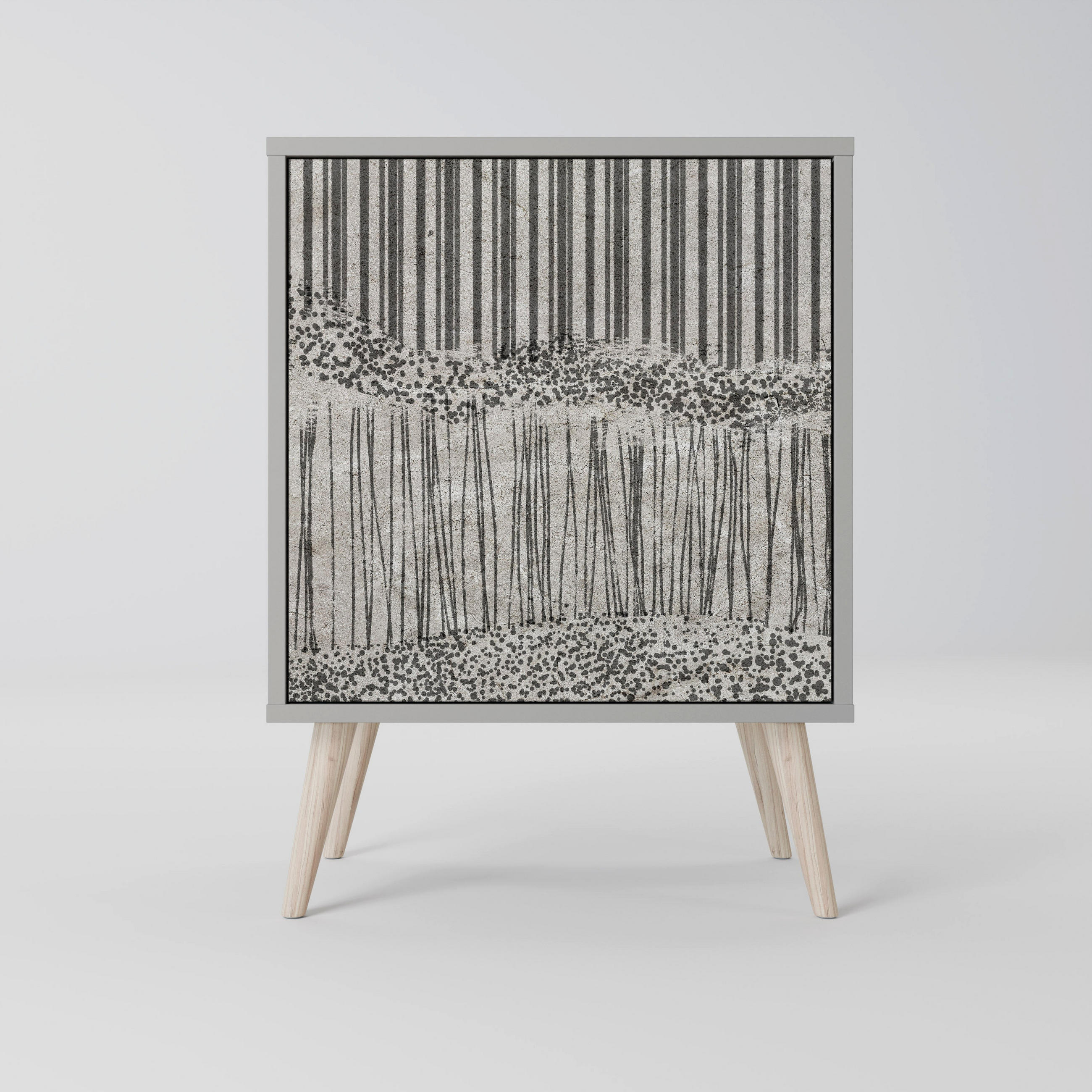 SpaceRebels Sideboard Grau 57.5x77.5x42 cm
