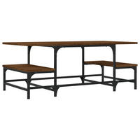 COUCHTISCH Braun Eichen-Optik 100x50,5x40 cm Holzwerkstoff - Braun, Holzwerkstoff (50.5/100/40cm) - furnicato