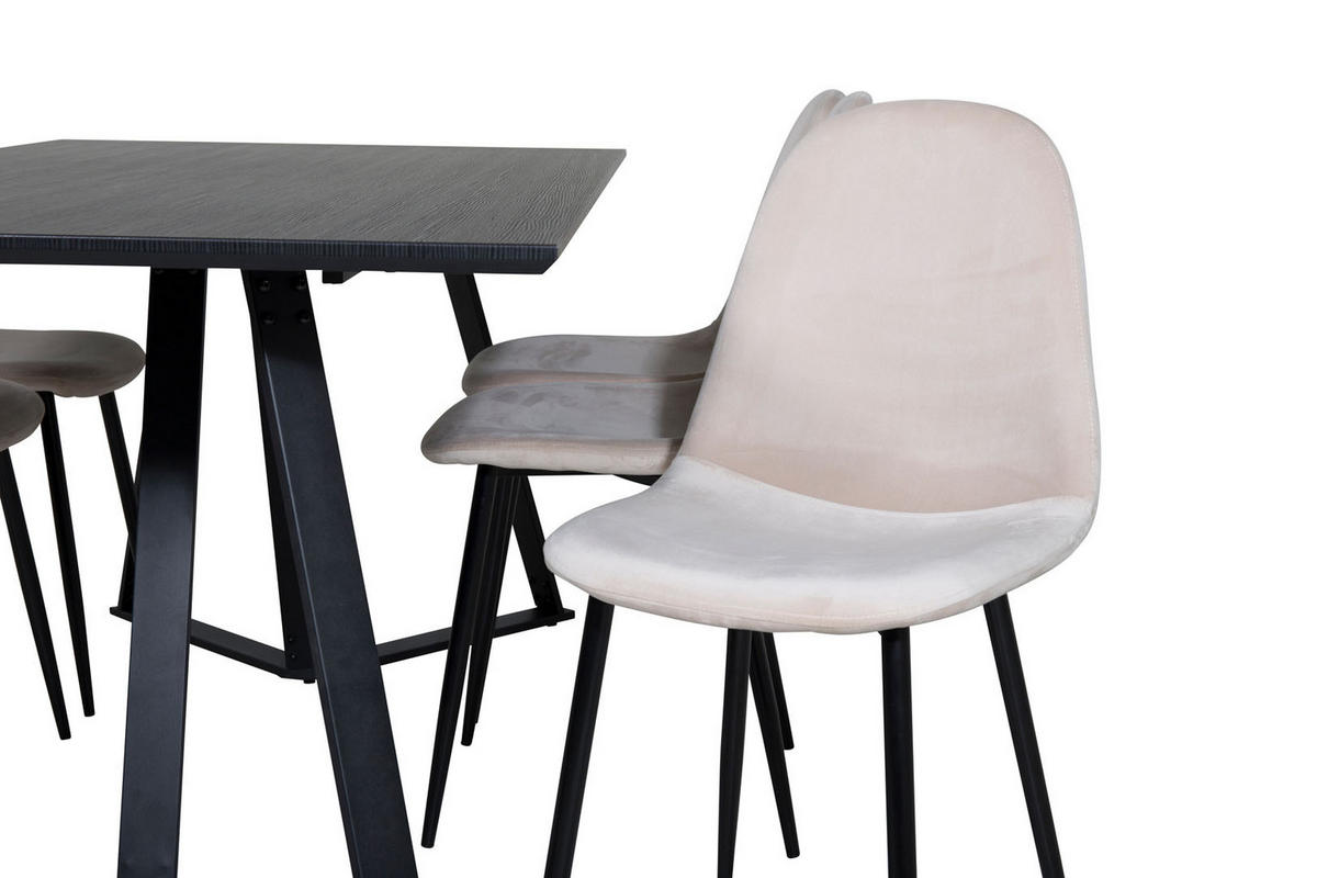 TISCHGRUPPE Beige - Beige, Holzwerkstoff (90/75/180cm) - ebuy24