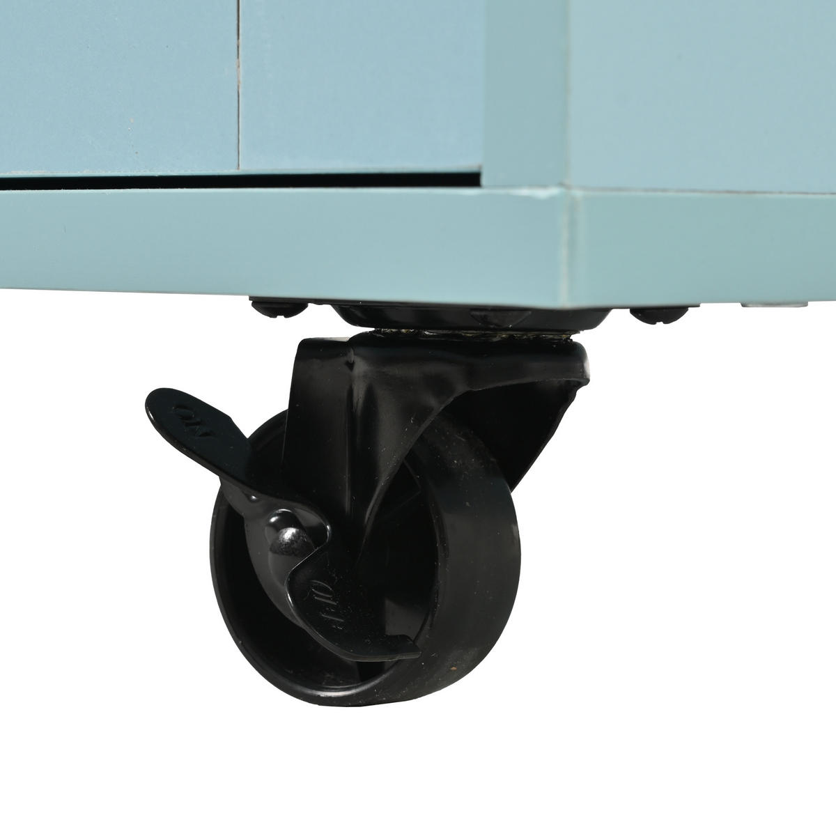 KÜCHENINSEL DE-41356 139/46-71/91,5 cm, klappbare Arbeitsplatte Blau - Blau, Holzwerkstoff (139/91.5/46cm) - ComfortXL