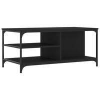 COUCHTISCH Schwarz 100x50x45 cm Holzwerkstoff - Schwarz, Holzwerkstoff (100/50/45cm) - furnicato
