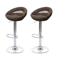 BARHOCKER Braun 2er-Set - Braun, Kunststoff (47/97/44cm) - MCW