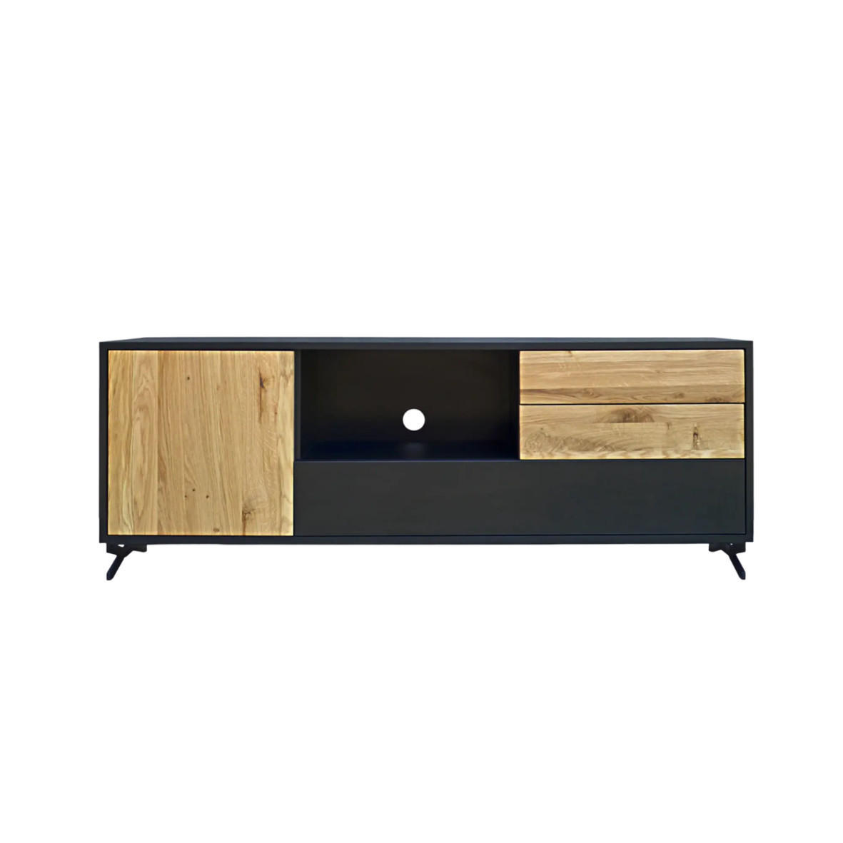 TV-HOLZKOMMODE für das Wohnzimmer CASTEL - Eichefarben, Holz (150/60/45cm) - Rawood Furniture