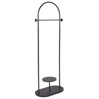 KLEIDERSTÄNDER Metall schwarz 174 cm Hardin - Schwarz, Metall (60/174/33cm) - Beliani