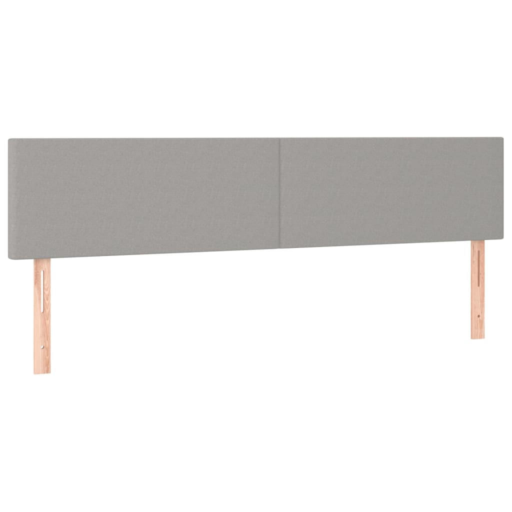 vidaXL Kopfteile Hellgrau 5x88x200 cm
