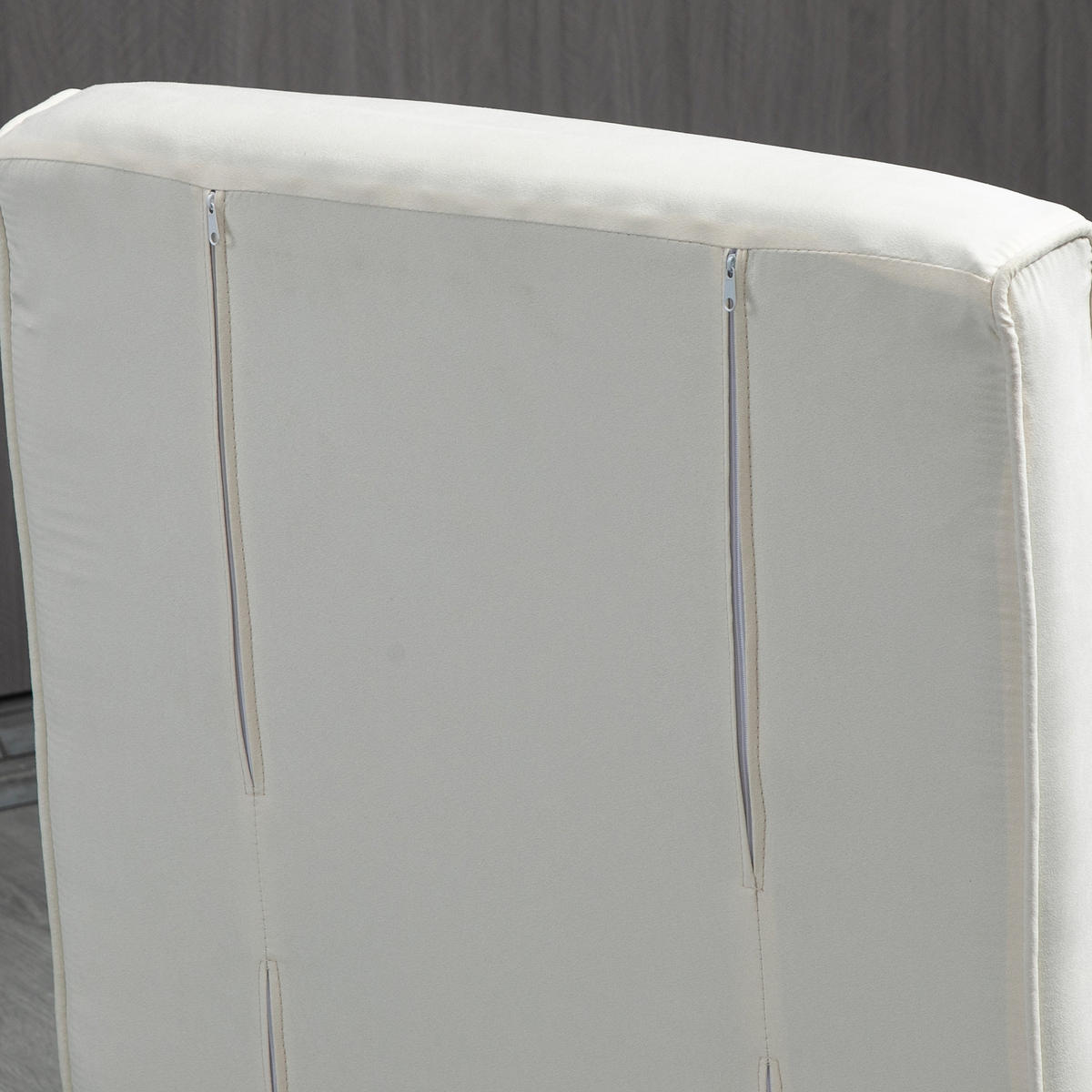 SCHLAFSESSEL DE-14550 5-fach verstellbar mit abnehmbarem Bezug - Weiß, Textil (60/25/186cm) - ComfortXL