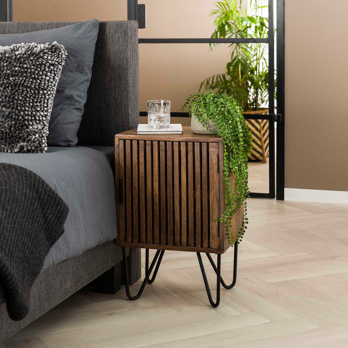 NACHTTISCH Tweak Braun 40/30/60 cm 2er-Set - Braun, Holz (30/60/40cm) - Hoyz Collection
