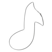 AUSSTECHFORM Musiknote 7 cm Silber - Silberfarben, Metall (3/1.5/7cm) - Orion 