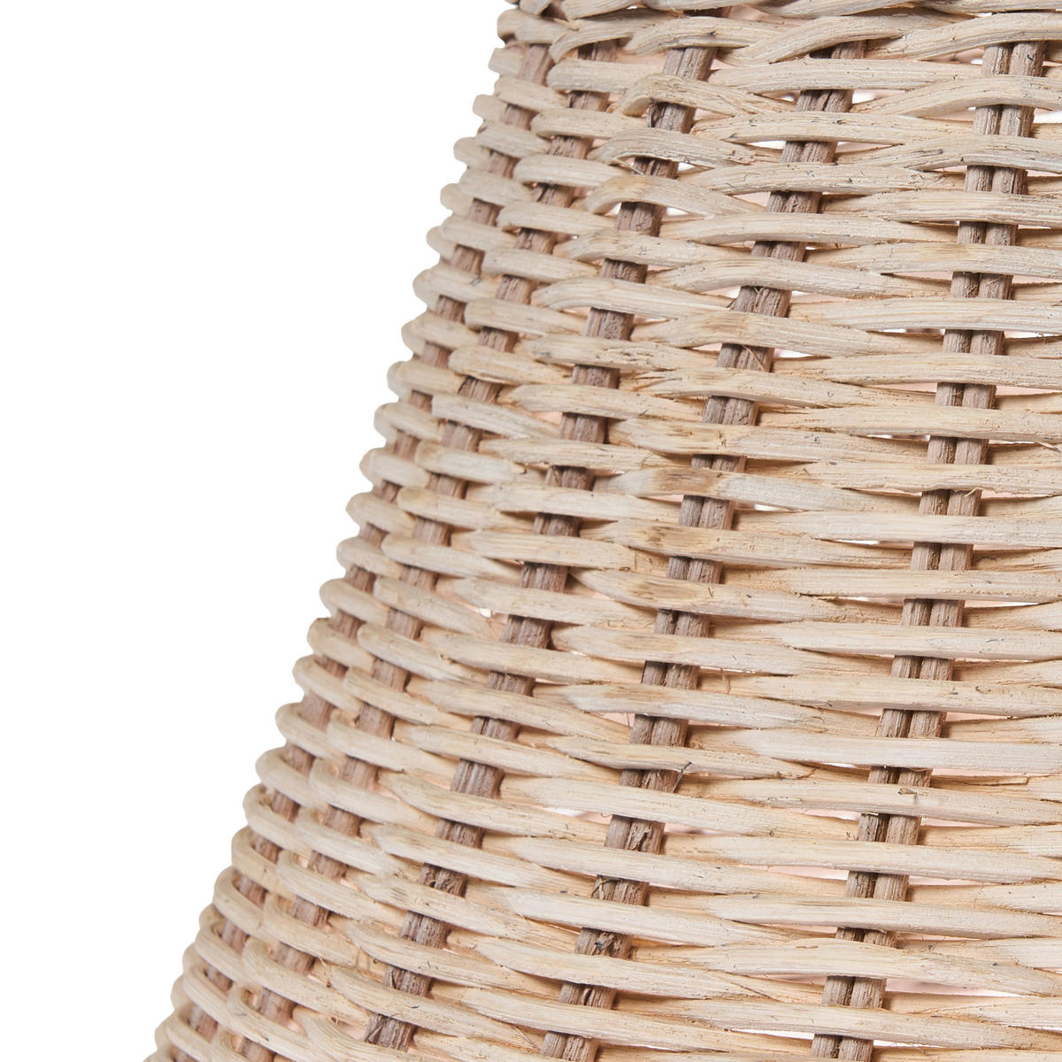 WEIHNACHTSBAUMKRAGEN 24 cm Braun Flocon - Braun, Naturmaterialen (24cm) - Beliani