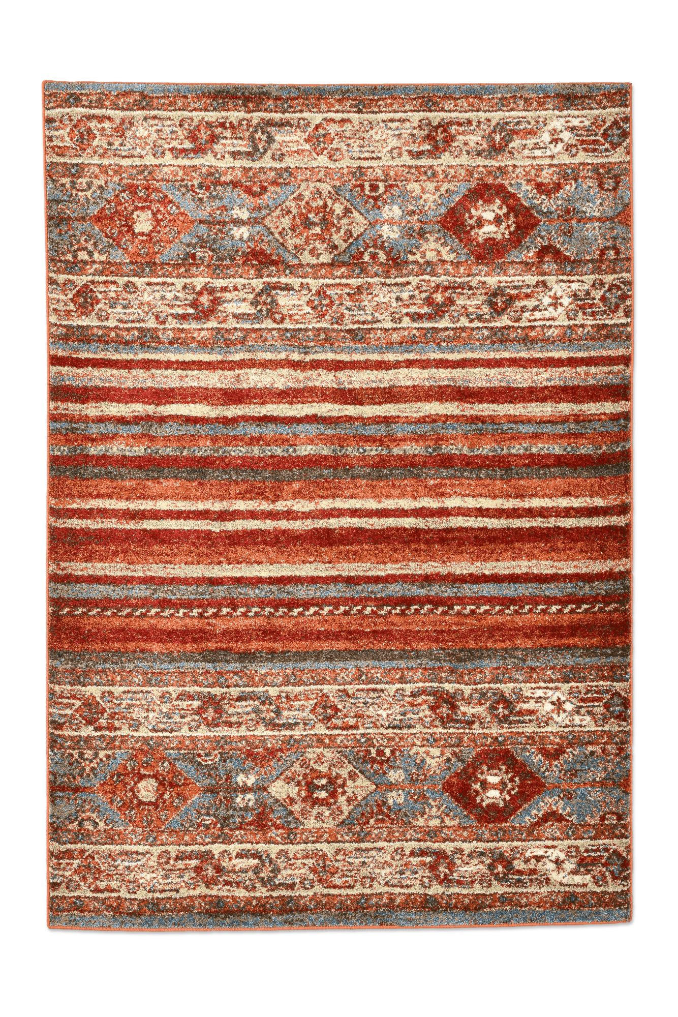 WEBTEPPICH Felicia 140x200 cm - Rot, Textil (140/200cm) - Gino Falcone