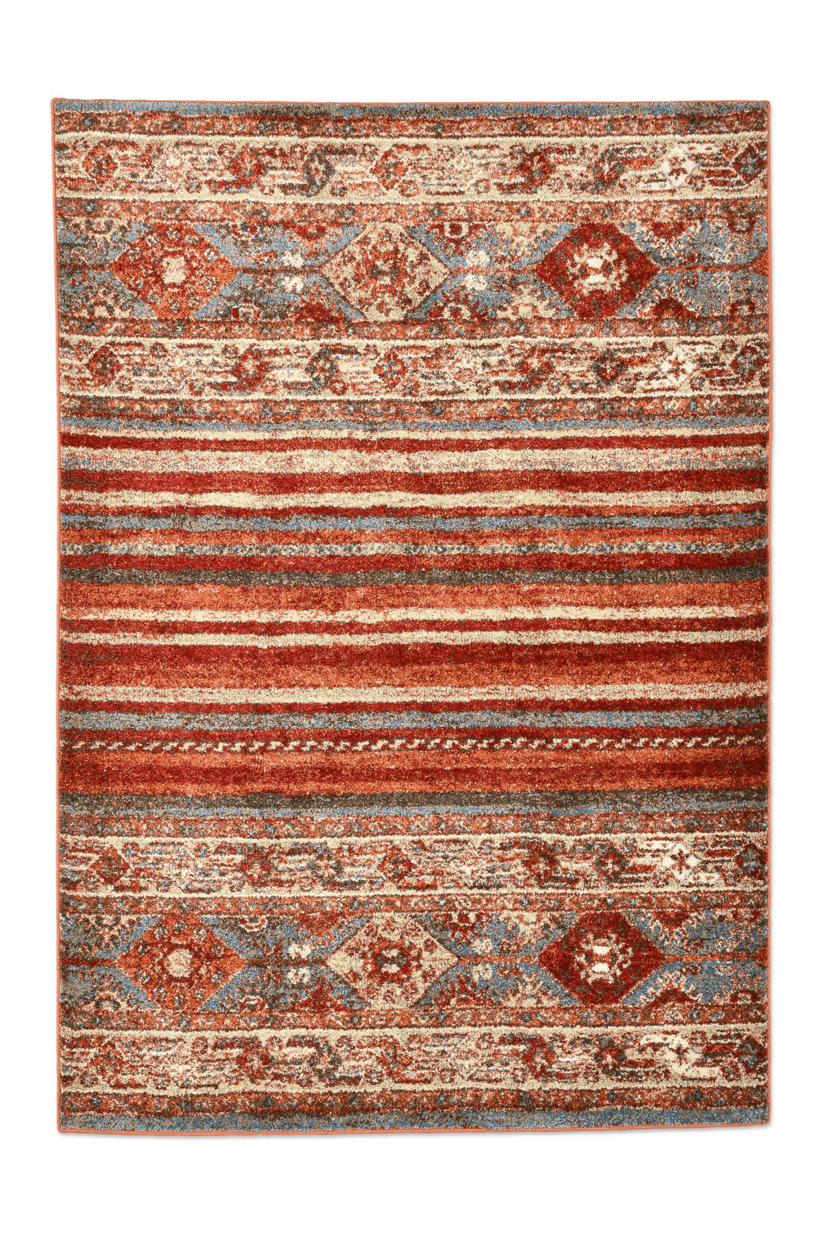 WEBTEPPICH Felicia 50x80 cm - Rot, Textil (50/80cm) - Gino Falcone