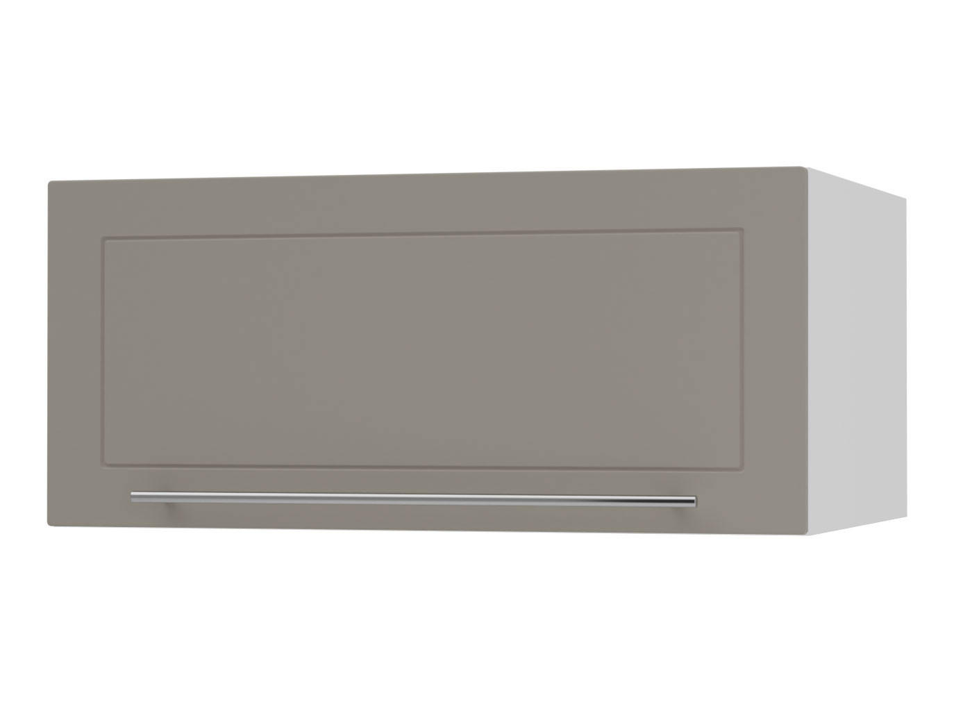 KLAPPHÄNGESCHRANK Kvantum W6B/80 Beige Matt / Weiß Matt 80 / 59 / 36cm - Beige/Weiß, Holz/Holzwerkstoff (80/36/59cm) - Feldmann-Wohnen