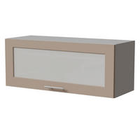 KLAPPHÄNGESCHRANK Brerra W4BS/90 WKF Grau / RAL 1019 graubeige Matt 90 / 32,5 / 36cm - Graubraun/Grau, Holz/Holzwerkstoff (90/36/32.5cm) - Feldmann-Wohnen