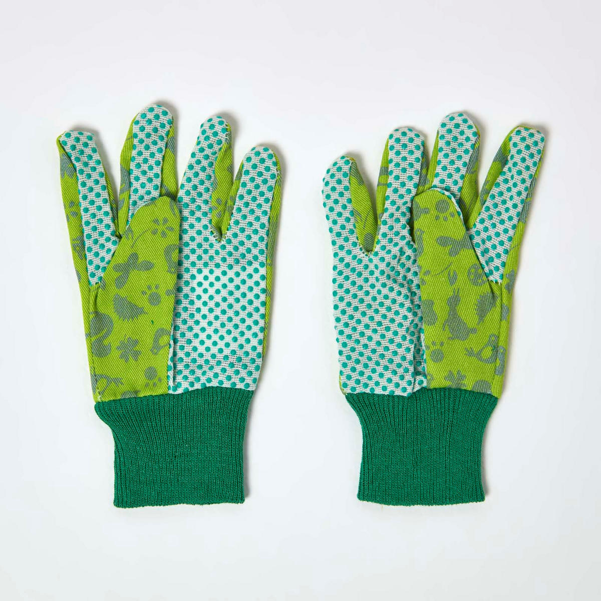 GARTENHANDSCHUHE für Kinder - Grün, Textil (11/19.7/19.7cm) - Homescapes