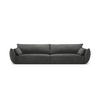 SOFA Kaelle aus Chenille-Stoff dunkelgrau 4 Sitzplätze - Dunkelgrau, Textil (110/85/248cm) - Micadoni