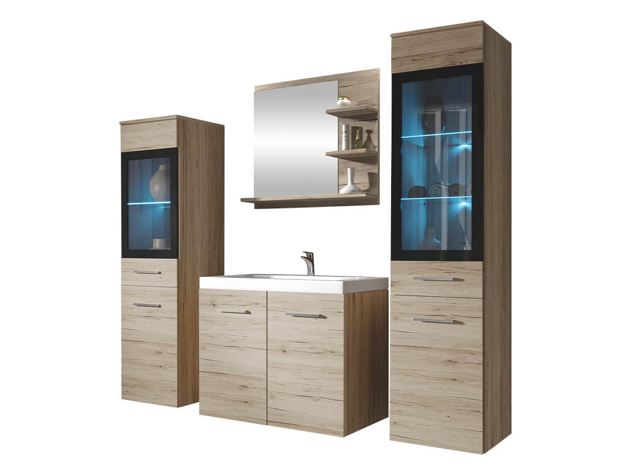 MOBILIER DE BAIE Madrit I cu iluminat LED RGB