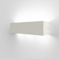 WANDLEUCHTE - Weiß Hochglanz, Metall (45/10/10cm) - Lumicom