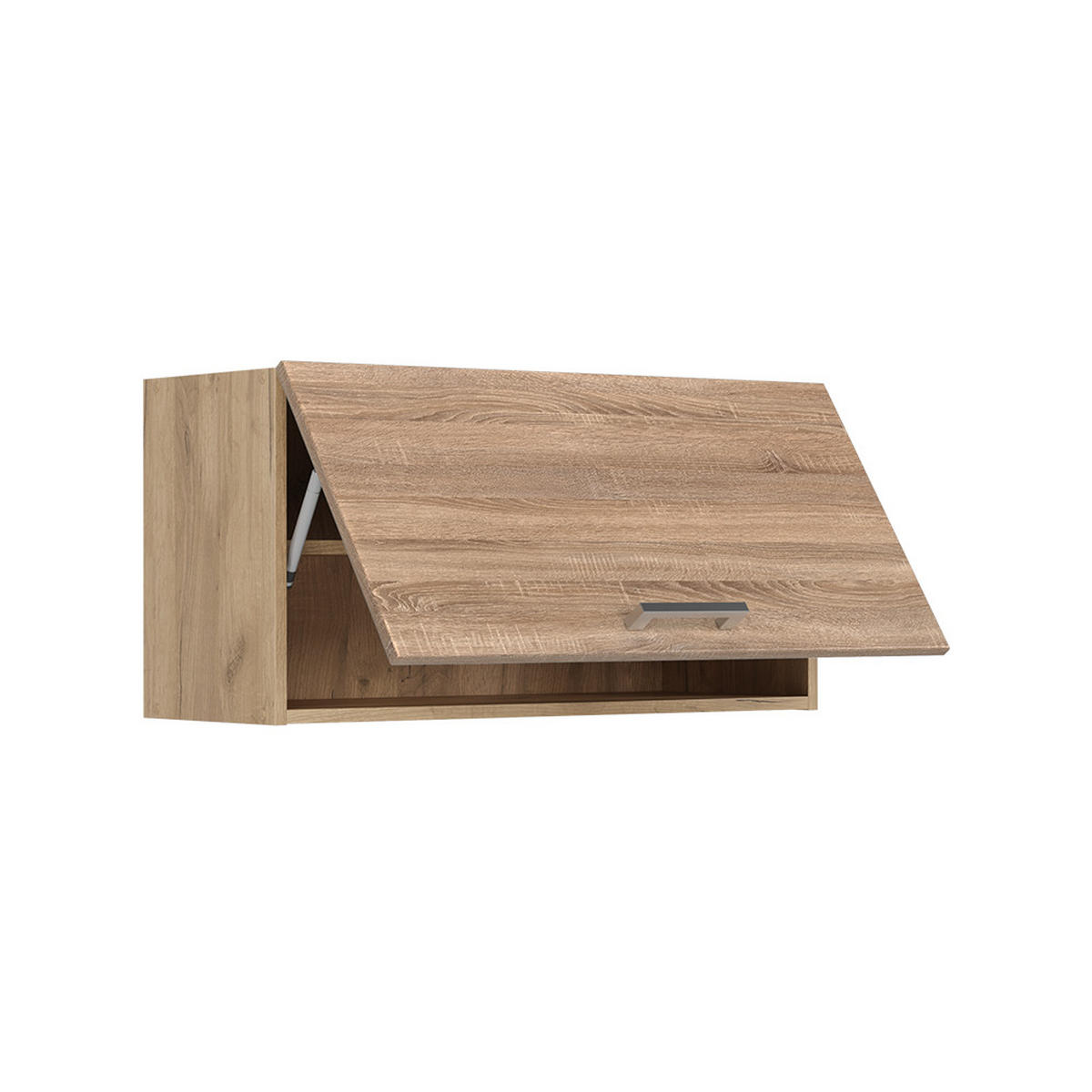 HÄNGESCHRANK R-Line, Sonoma/Goldkraft Eiche, 80 cm Flach - Honigeiche/Sonoma Eiche, Holzwerkstoff (80/40/31cm) - Vicco