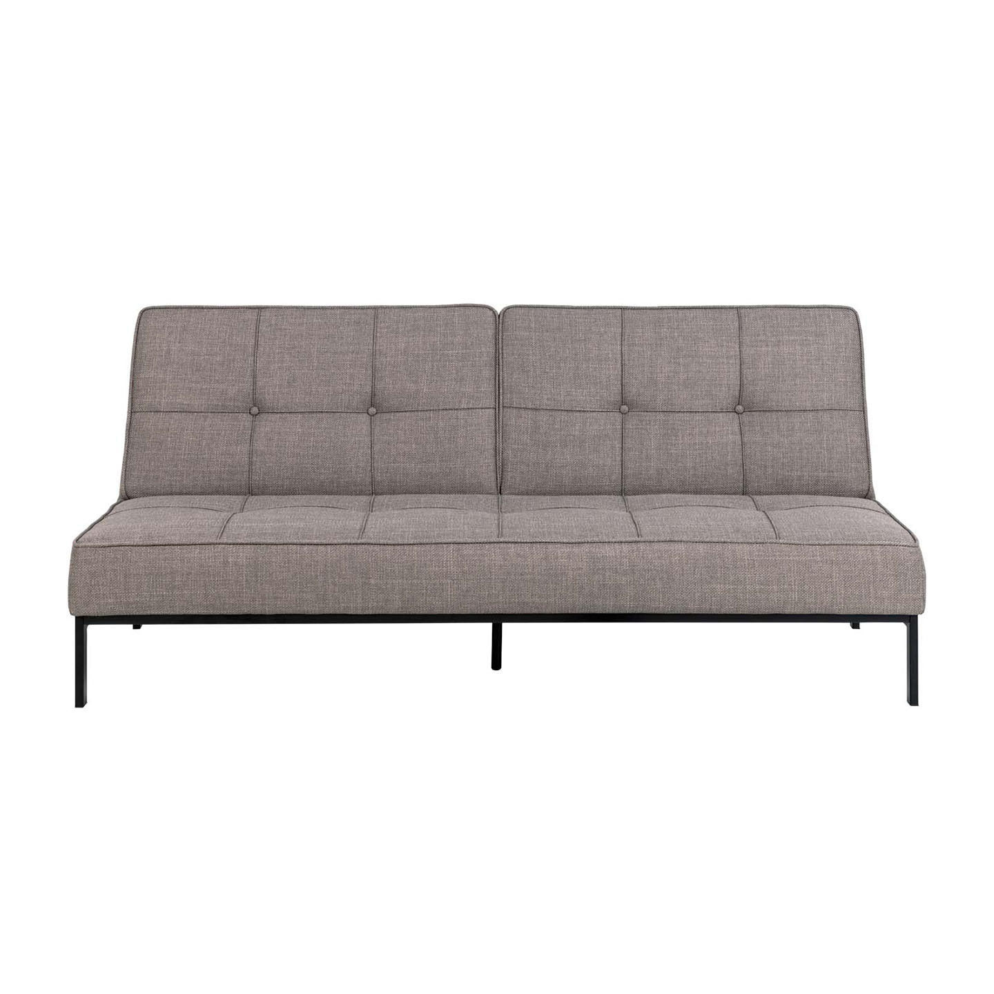 SCHLAFSOFA graubraun - Graubraun, Holzwerkstoff (198/87/95cm) - ebuy24