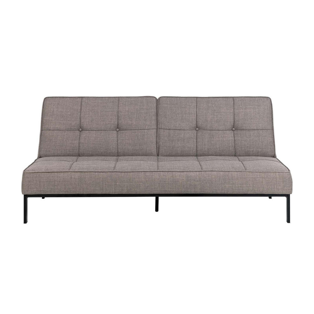 SCHLAFSOFA graubraun - Graubraun, Holzwerkstoff (198/87/95cm) - ebuy24