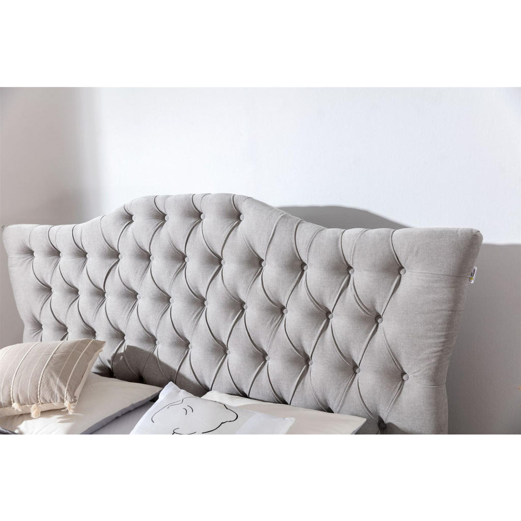 Thumbnail - Fun Möbel Boxspringbett, Rotbraun, Textil, 120x200 cm, Schlafzimmer, Betten, Boxspringbetten