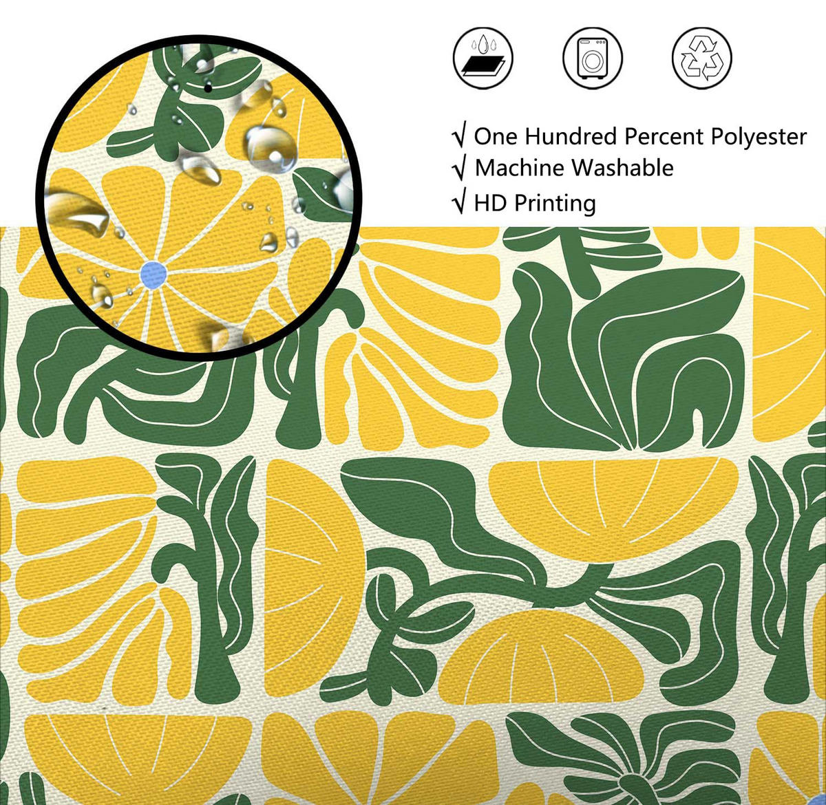 DUSCHVORHANG Boho floral Vintage Polyester wasserdicht mit Haken - Multicolor, Textil (180/180cm) - MCBOSON