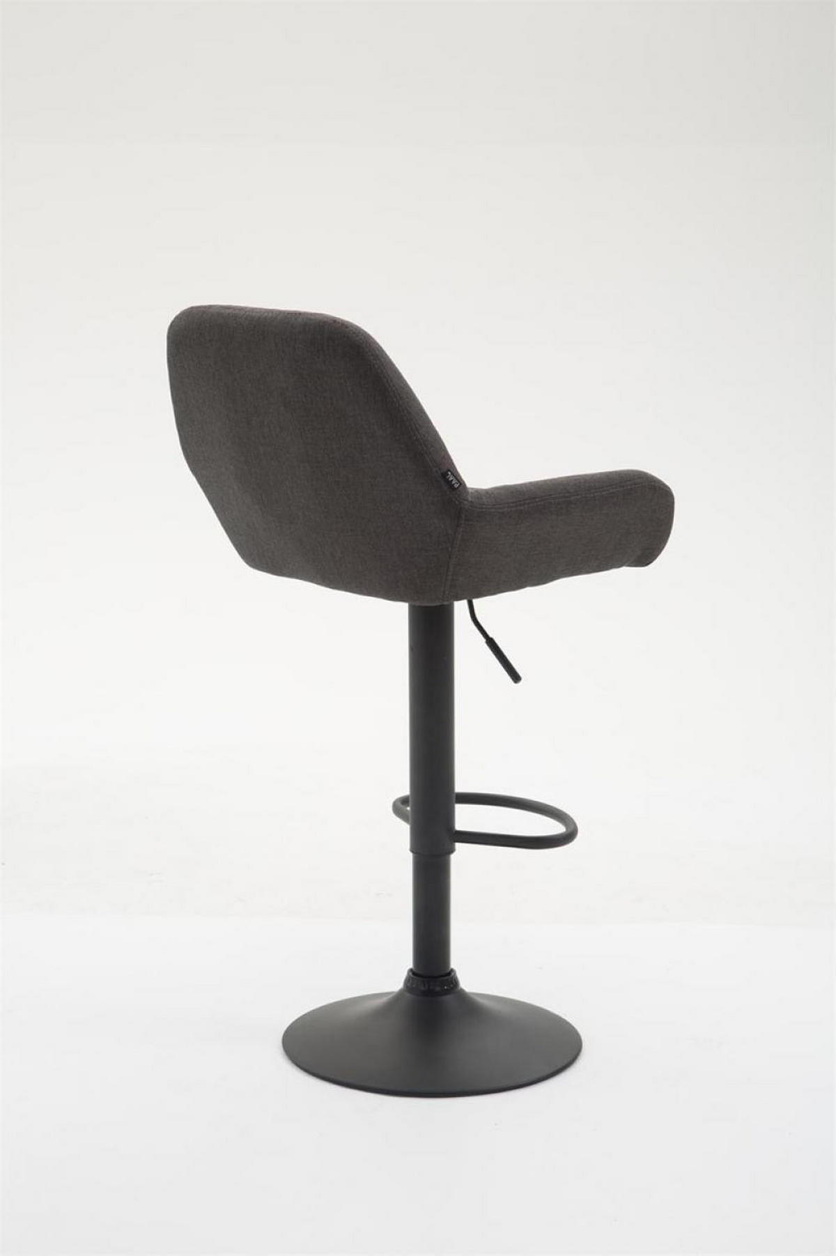 BARHOCKER Stoff dunkelgrau - Dunkelgrau/Schwarz, Textil/Metall (51/89/52cm) - CLP