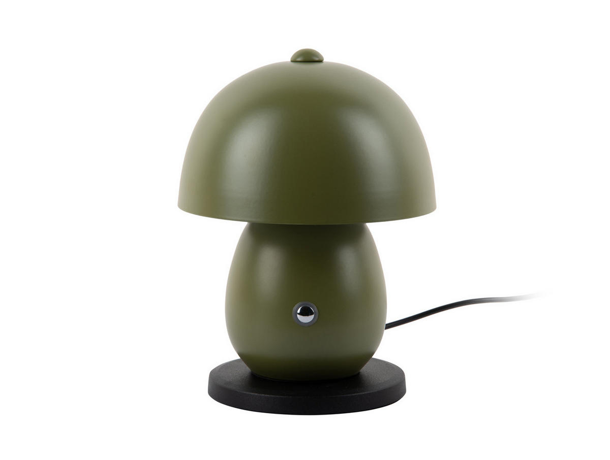 TISCHLAMPE Mono LED 14/14/18 cm - Grün, Metall (14/14/18cm) - Leitmotiv