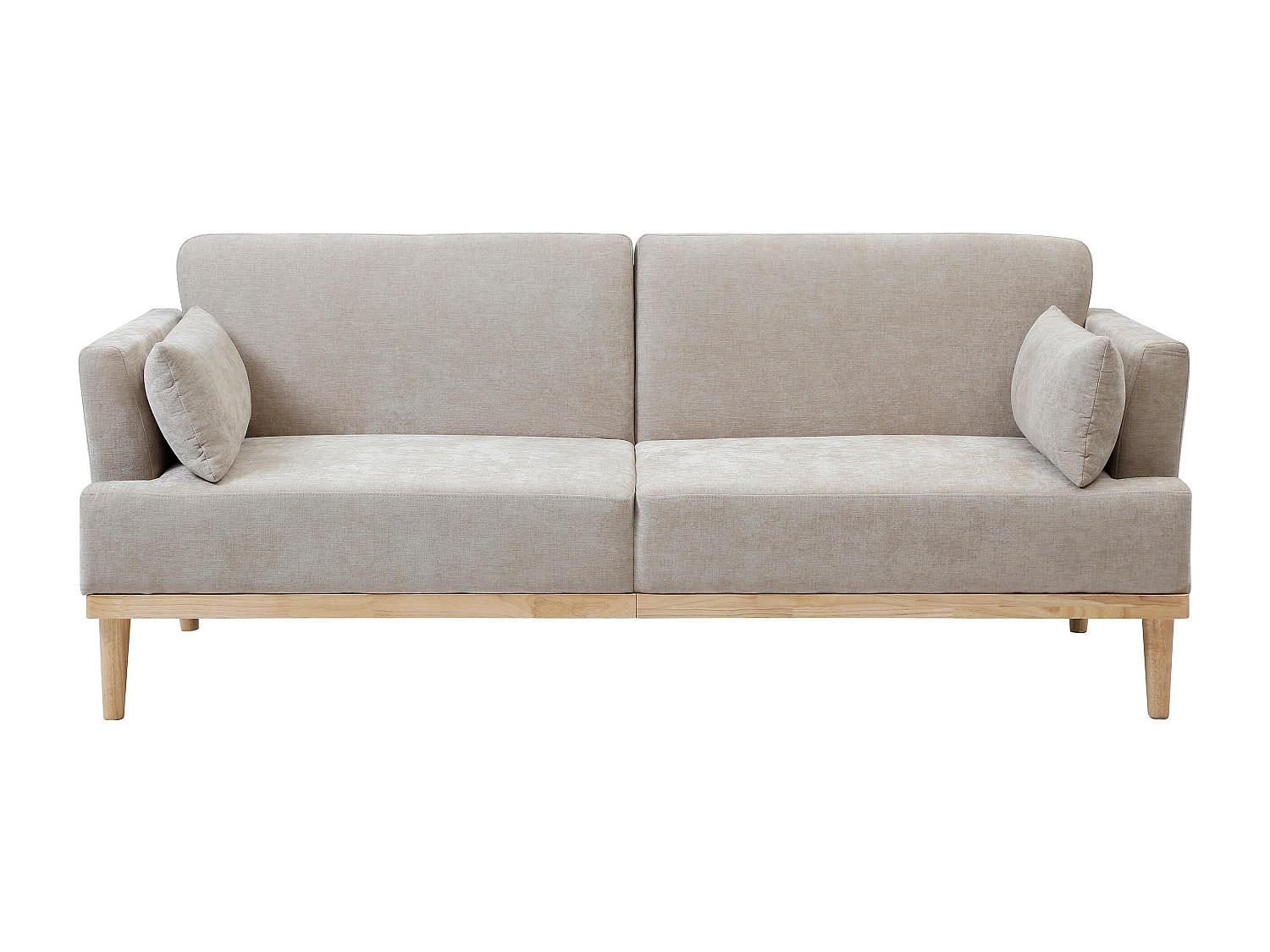 Vente-Unique Schlafsofa Beige 213x88x85 cm