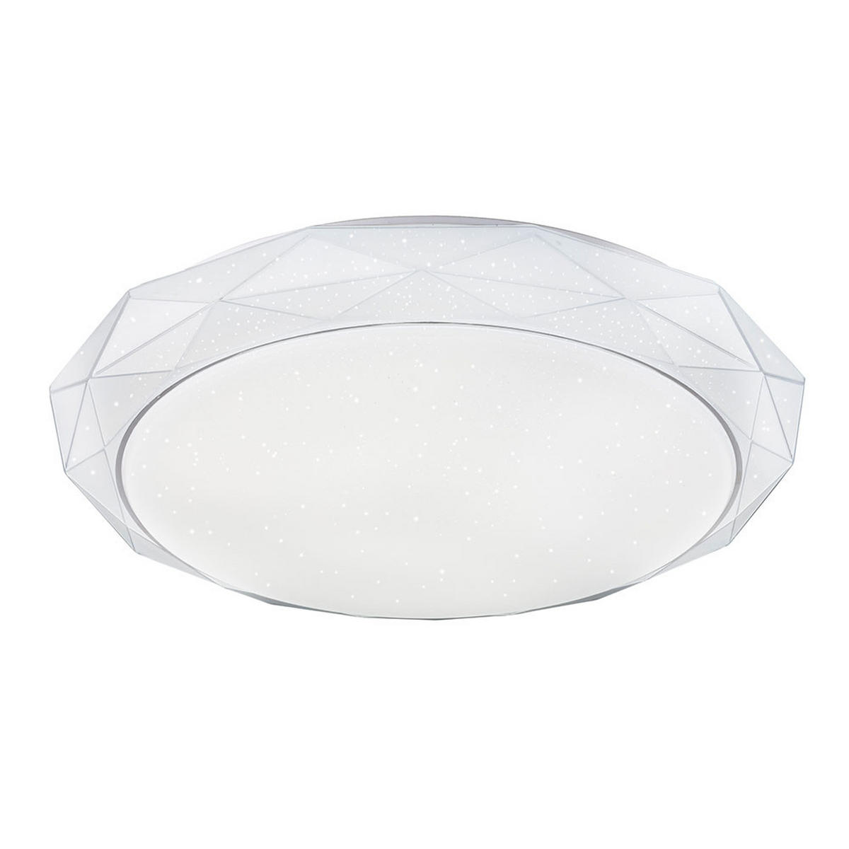 LED DECKENLEUCHTE Metall Weiß - Weiß, Metall (50/50/9cm) - Globo Lighting