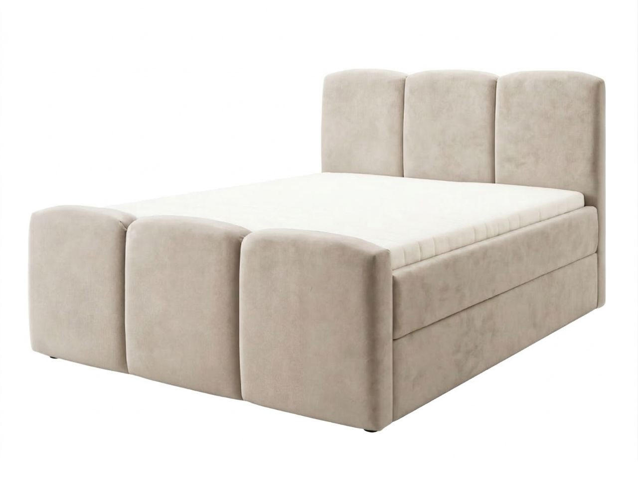 BOXBETT Campi 180x200 Beige - Beige, Holz/Textil (180/200cm) - Graingold