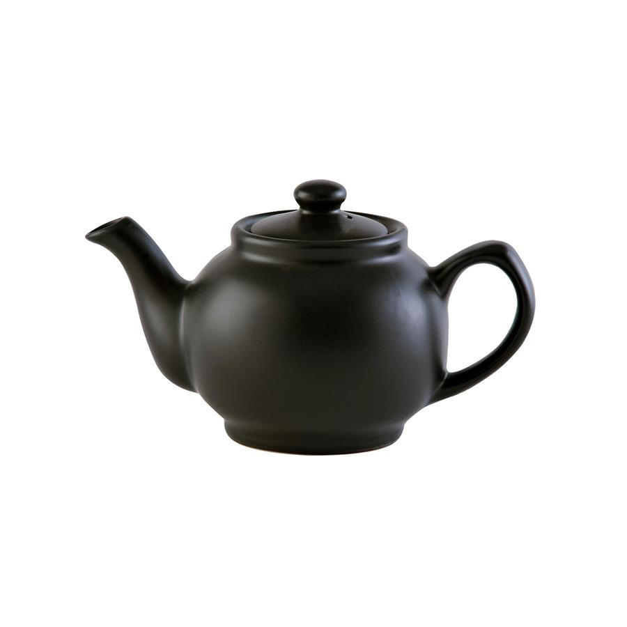 TEEKANNE 450 ml Steingut matt schwarz, für 2 Tassen - Schwarz, Keramik (0.36L) - Price & Kensington