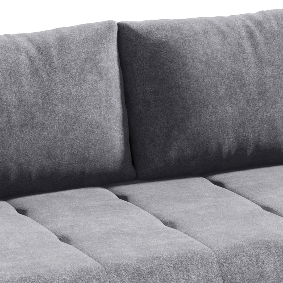 SCHLAFSOFA Jonas 3 Sitzplätze Grau - Grau, Holzwerkstoff (240/85/110cm) - Petits-meubles