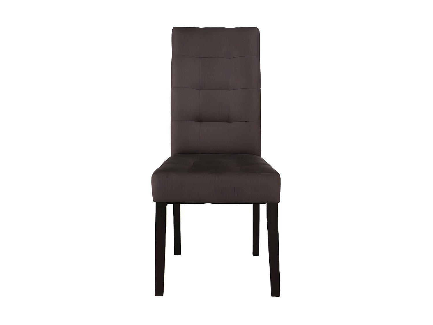 STUHL - 48 cm x 61 cm - Stoff - Schokoladenbraun - VILLOSA - Braun, Textil (48/100/61cm) - Vente-Unique