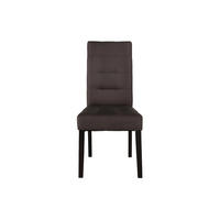 STUHL - 48 cm x 61 cm - Stoff - Schokoladenbraun - VILLOSA - Braun, Textil (48/100/61cm) - Vente-Unique