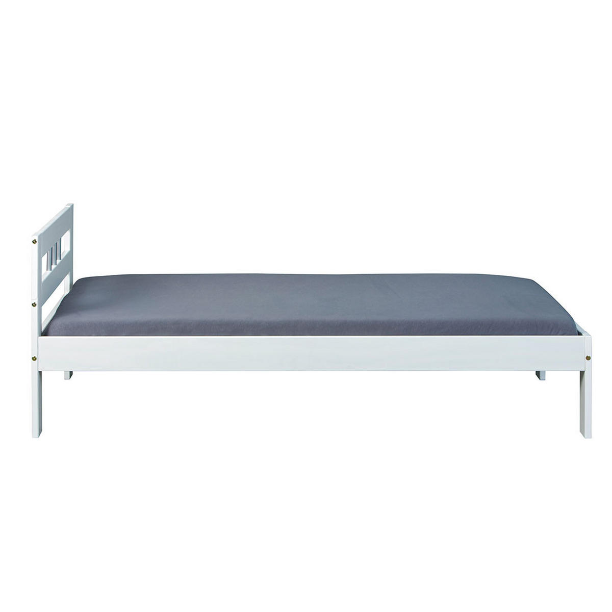 BETT Weiß - Weiß, Holz - ebuy24